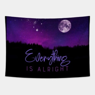 Everything Is Alright positive affirmation Tapestry