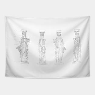 Caryatid Elevations Tapestry