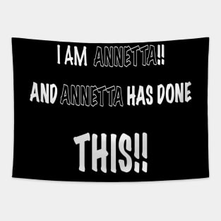 I am annetta and annetta has done this Tapestry