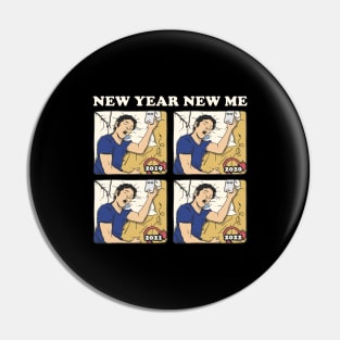 NEW YEAR NEW ME Pin