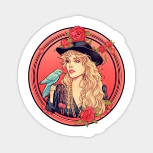 stevie nicks retro nature Magnet