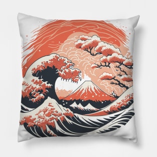 The Great Wave Pillow