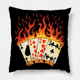 Born in 1995 - birthday burning cards Pillow