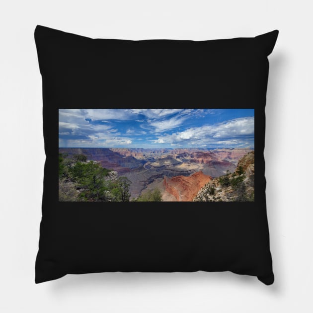 Grand Canyon from the South Rim Pillow by KWAPhoto