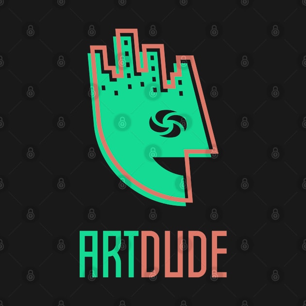 YourArtDude Logo In Green And Red by yourartdude