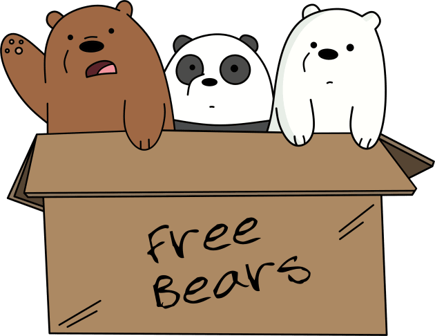 We Bare Bears Kids T-Shirt by Outland Origin