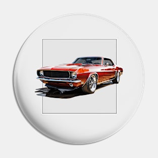 Muscle Car 1960's Pin