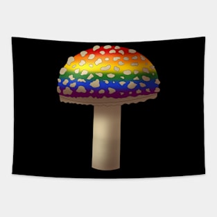 Rainbow Mushroom Tapestry