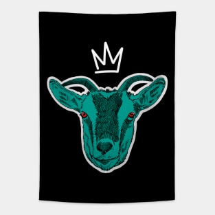 GOAT KING Tapestry