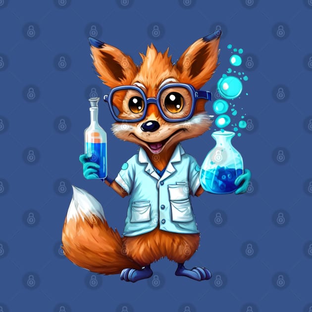 The Chemist Fox by KarmicKal