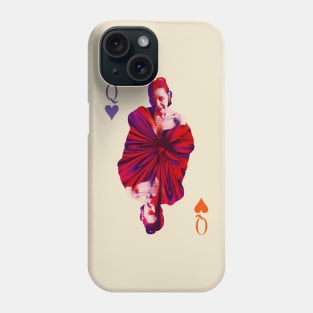 Billie Holiday queen of hearts Phone Case