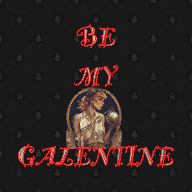 Galentines day retro golfer by sailorsam1805