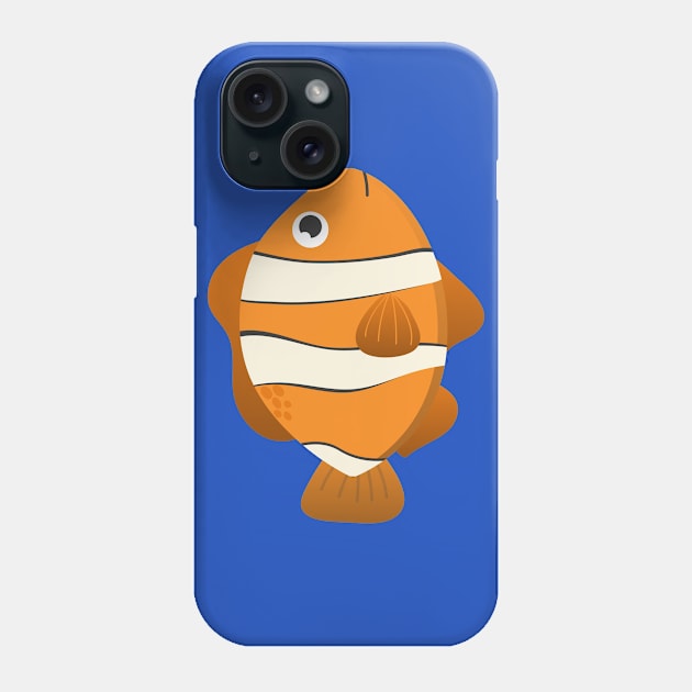 We Found Him!  Clown Anemone Fish Phone Case by WaltTheAdobeGuy