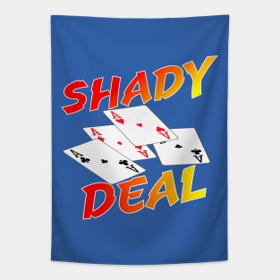 Shady Deal dragster name graphic Tapestry
