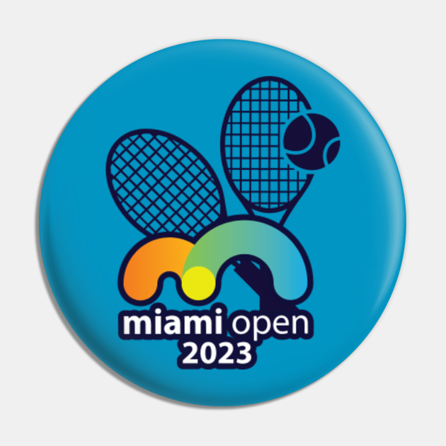 Miami Open Tennis Tournament 2023 Miami Open Pin TeePublic