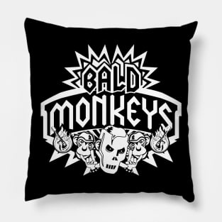 Bald Monkeys Rock Band Pillow