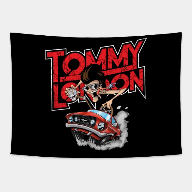 Tommy London Mustang Tapestry by tommylondon