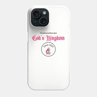 God Kingdom since 1914 - phonograph Phone Case