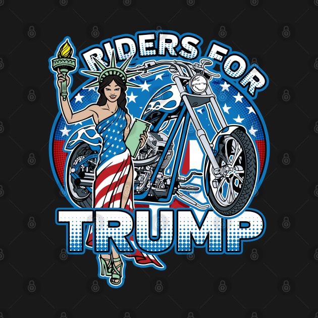 Riders For Trump Biker Support by RadStar