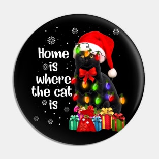 Home Is Where The Cat Is T-shirt Pin