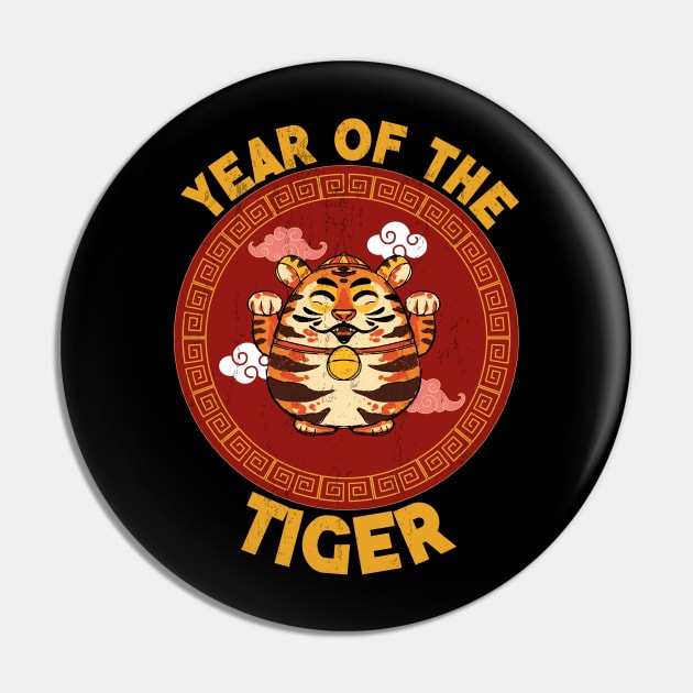 Chinese Zodiac Lunar Year of the Tiger Pin by JohnRelo