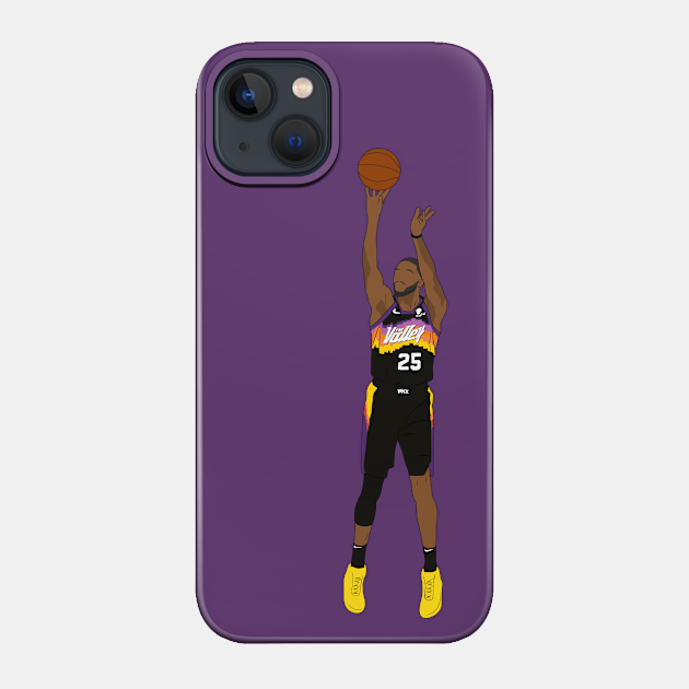 Mikal Bridges Phoenix Basketball Jumper - Mikal Bridges - Phone Case