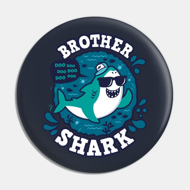 Brother Shark (trace) Pin by Olipop