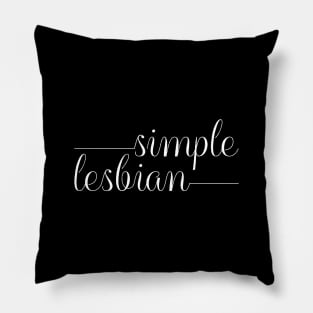 Simple Lesbian Pillow