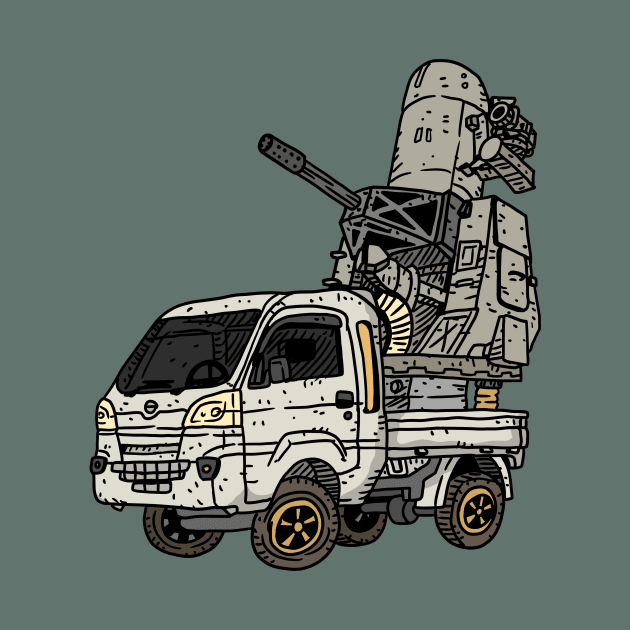 mini truck technical, air defense. by JJadx