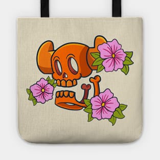 EL TORO - Skull Flowers Tote