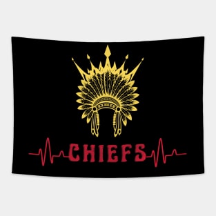 CHIEFS HEARTBEAT Tapestry