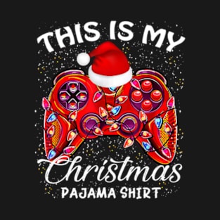 Gaming Family Matching Christmas Group Funny Gamer Pajama T-Shirt