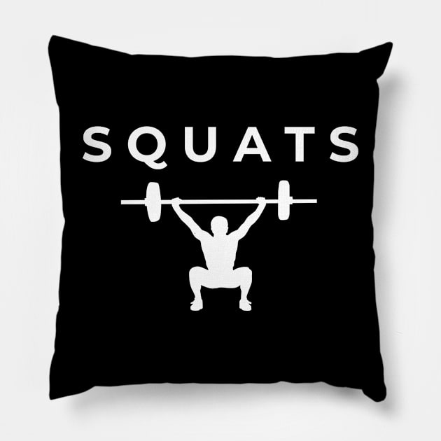 Squat workout Pillow by Shop-now-4-U 