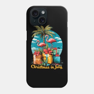 Sunny Sleigh Bells | 'Christmas in July' Celebration T-Shirt Phone Case