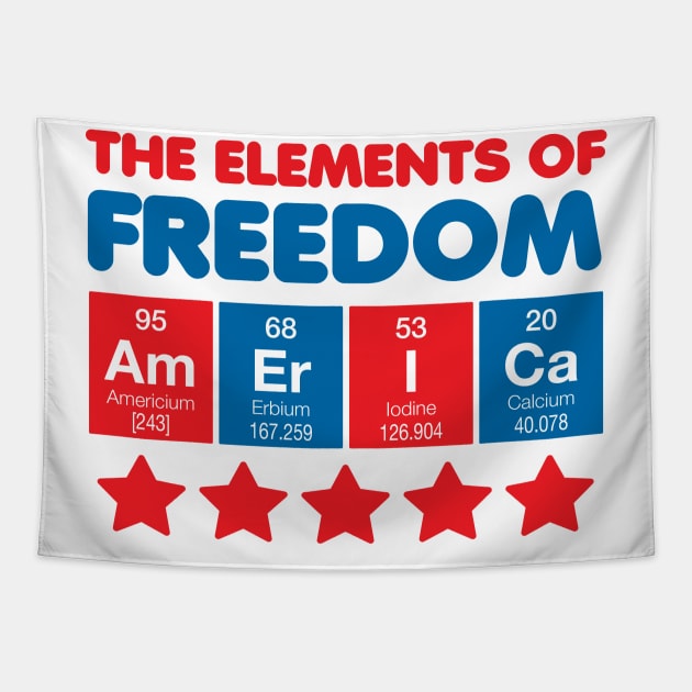 The Elements of Freedom Tapestry by DetourShirts