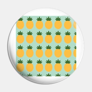 Pineapples in mint background Pin