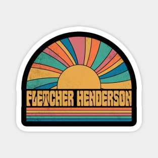 Graphic Henderson Proud Name Distressed Birthday Retro Style Magnet