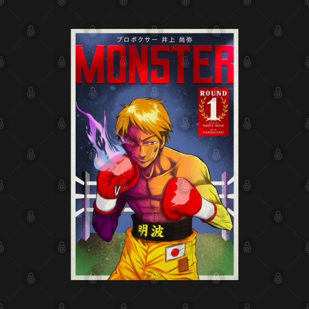 Naoya Monster Manga Cover by hansoloski