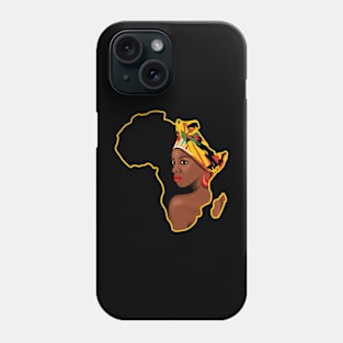 African Queen Melanin Afro Phone Case