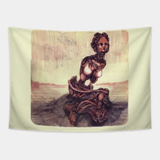 Begging Athena Tapestry