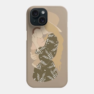 Abstract pregnant mother and child Illustration Phone Case