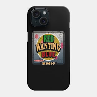 Red Wanting BlueTextdesign Phone Case