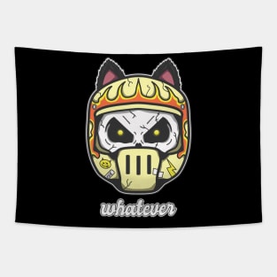 Whatever skull helmet Tapestry