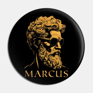 Marcus Aurelius Stoicism Pin