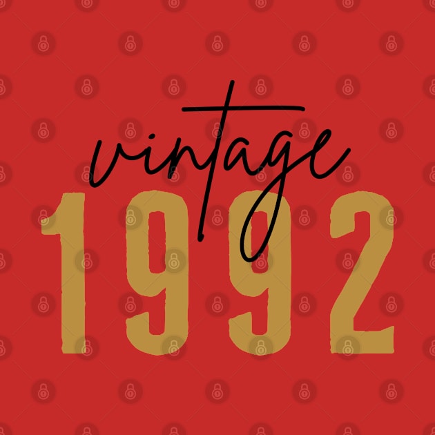 Vintage 1992 by oneduystore