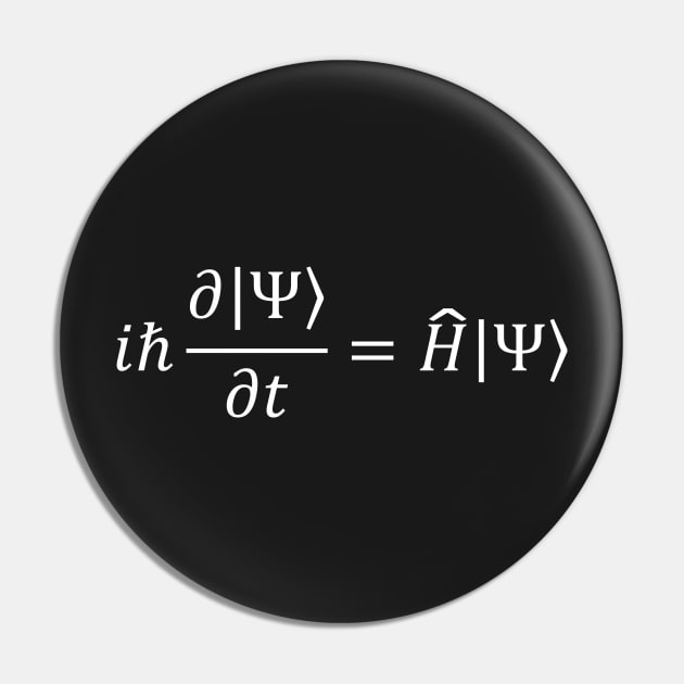 Schrodinger Equation - Quantum Mechanics And Science Pin by ScienceCorner