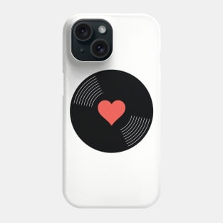 I heart vinyl records Phone Case