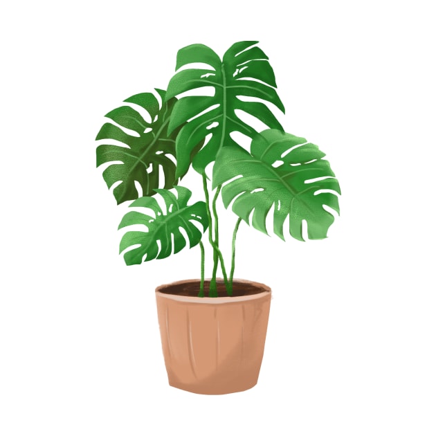 Monstera Plant by Vintage Dream