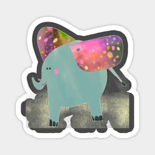 flying elephant Magnet