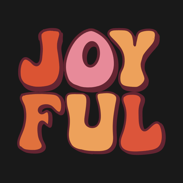 Joyful 70's Bubble Lettering by Blodyn-Yr-Haul